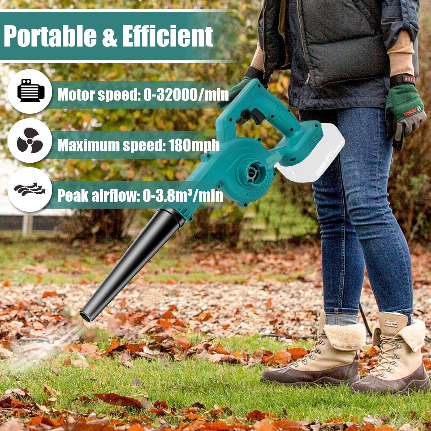 Quality detail cordless blower